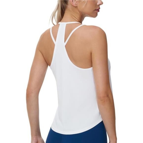 Womens Racerback Workout Tank Tops Lightweight Stretchy - Picture 1 of 7